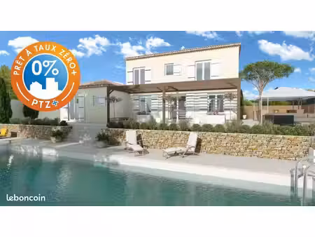 projet de construction d'une maison 120 m² avec terrain à alignan-du-vent (34)