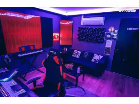 studio d’enregistrement professionnel aménagé – 74 m² – toulouse