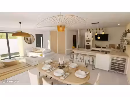 projet de construction d'une maison 90 m² avec terrain à lignan-sur-orb (34)