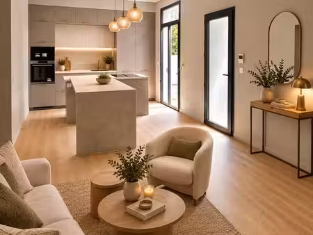 boutonnet - comme une maison avec jardin - t4 de standing rénové