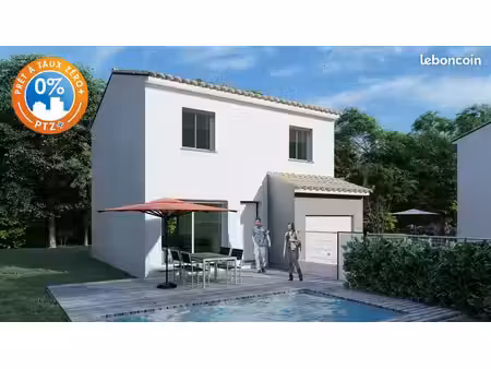 projet de construction d'une maison 81 m² avec terrain à juvignac (34)