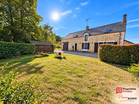 exclusivité : mâron  longère en pierre  4 chambres  167 m² au sol  terrain de 1 675 m²