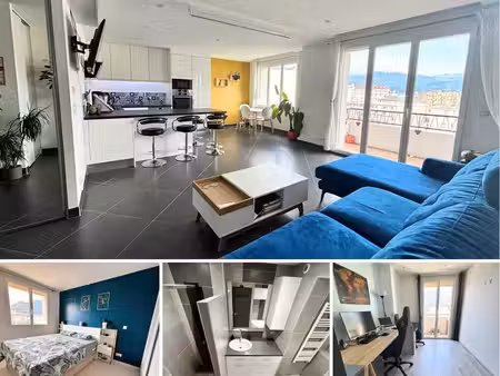 appartement lumineux de 74 m² avec deux balcons  garage fermé et cave proche de caserne de