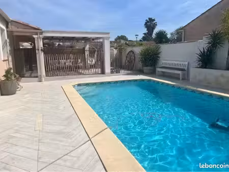 maison plain pied 117m2 avec piscine et studio indépendant