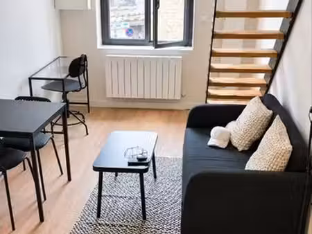 duplex meublé 35 m² – idéal étudiant – disponible immédiatement