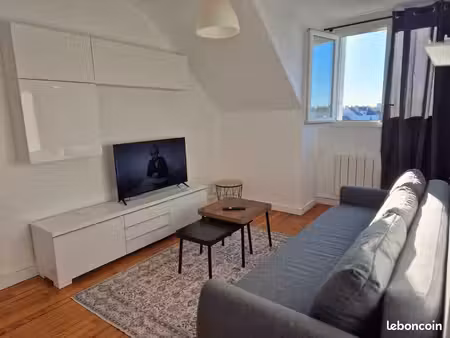 spacieux et lumineux t2 meublé de 45m² refait à neuf et entièrement équipé