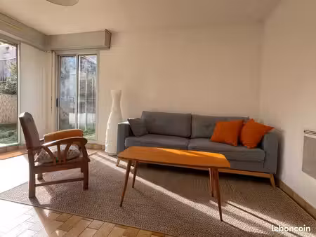 location t2 meublé avec jardin