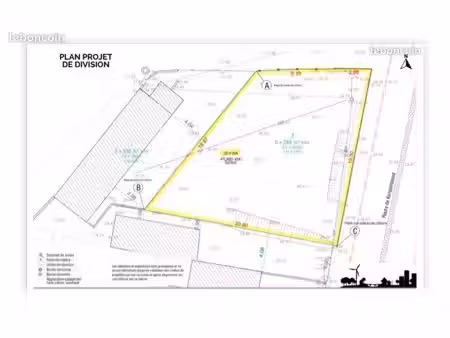 la baule - terrain constructible - quartier kerquessaud