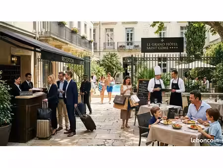 commerce hôtel 3 500 m²