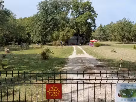 terrain avec mobilhome