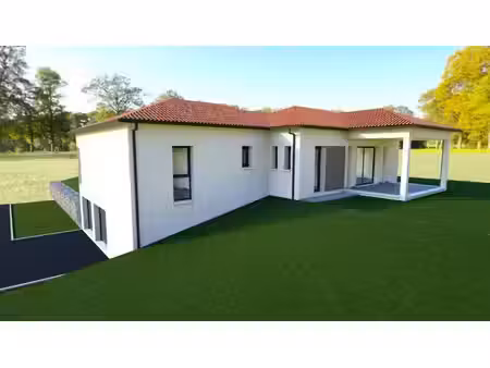 terrain avec maison neuf à vendre