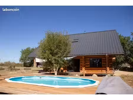 maison écologique en rondins bois