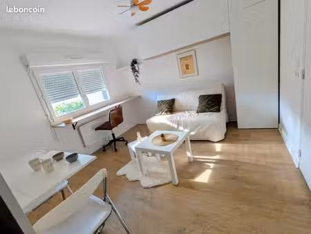 loue studio meublé  clé en main  17m2 bd charles arnould