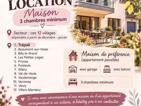 recherche maison à louer