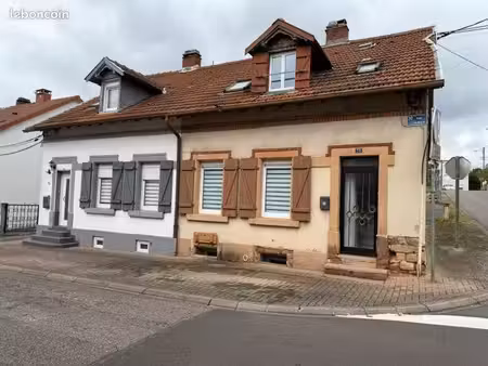 maison mitoyenne à rénover – beau potentiel – petite-rosselle