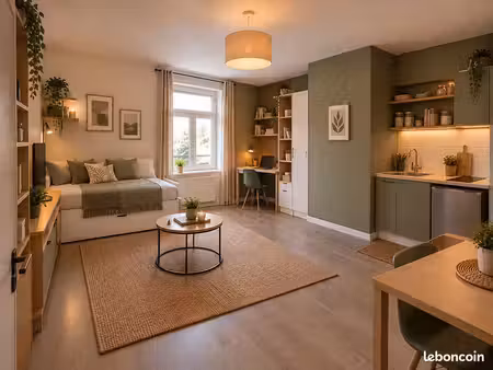 studio 2 pièces 28 m²