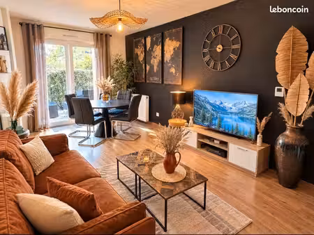 appartement t2 avec jardinet dans résidence sécurisée