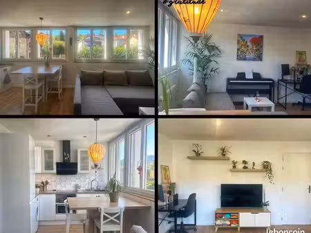 t2 meublé refait à neuf fin 2025 + garage fermé + cave + ascenseur