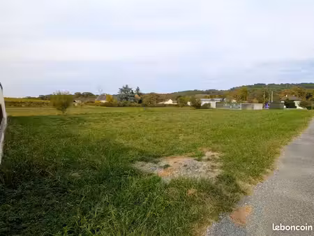 a saisir: terrain constructible entrée de monein