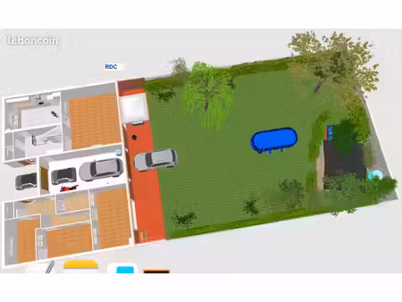 maison et local pro 10p 5 ch 237m2 centre-ville