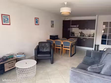 appartement 53m2centre ville hardelot