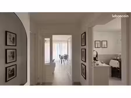 appartement 3 pièces de 67m2 avec design épuré  sans frais d’agence  travaux votés