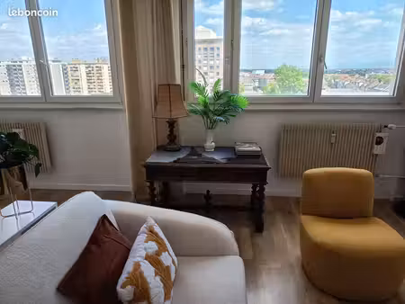 appartement meublé 3 pièces de 80 m² – mulhouse centre – parking – wi-fi fibre