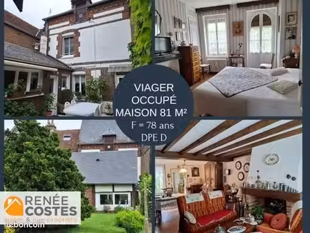 maison de ville en viager 3 pièces 81 m²