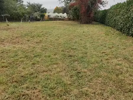 vente terrain à bâtir