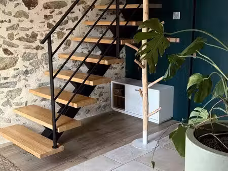 maison rénové  dépendances et terrain