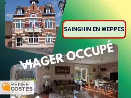 viager occupé - f74 ans - sainghin en weppes (59184)