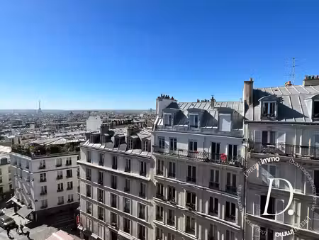 les abbesses – studio avec vue exceptionnelle sur paris et la