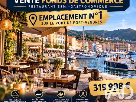 vente restaurant 200 m²