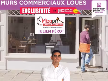saint-brieuc hyper-centre - bar 1701 + murs commerciaux loués+ t3 duplex ? quartier saint-