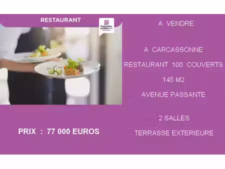 11000 carcassonne - fonds de commerce restaurant