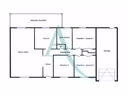 vente maison 4 pièces  105.00m²  pérols