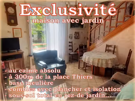 achat maison 3 pièces 60m²