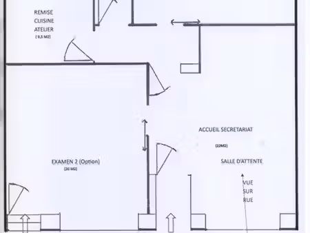 vente locaux professionnels 3 pièces 50 m² à la garenne-colombes (92250)  190 000 €