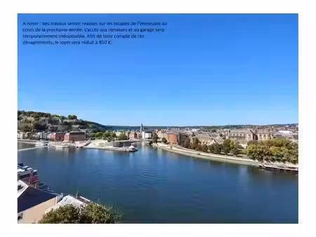 appartement à louer avec garage et terrasse   jambes (vbe72520)