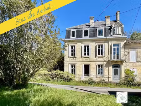 gauriac - authentique maison bourgeoise de 1830 – bord d'est