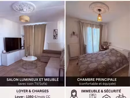 appartement deux chambres en location à 15 minutes de paris en rer