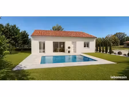 maison neuve 120m2 plain pied piscine