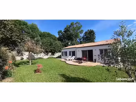 maison 5 pièces (3 chambres) bbc 100m2 avec jardin