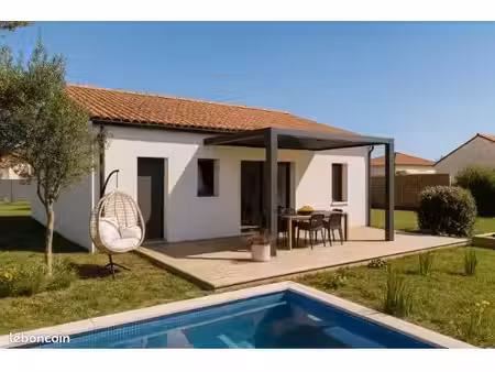 maison 65 m² – 2 chambres – nouaillé-maupertuis