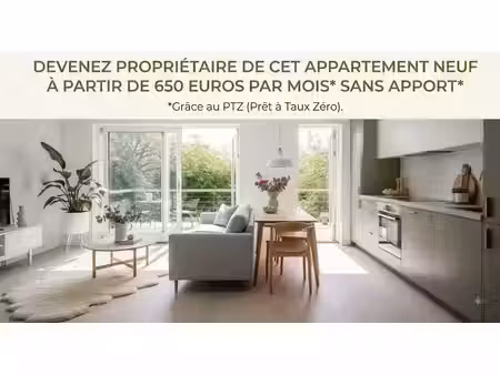vente appartement 2 pièces 44 m² à colomiers (31770)  165 500 €