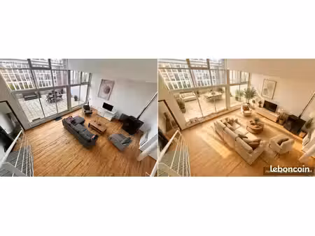amiens saint-leu – loft d’exception de 150 m² – 3 chambres – 2 terrasses