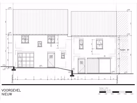 bouwgrond met plan en vergunning op een terrein van 1107m²