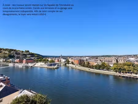 lumineux appartement en bord de meuse avec vue sur la conflu