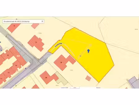 terrain à bâtir en deuxième ligne - 1902 m² - ruddervoorde