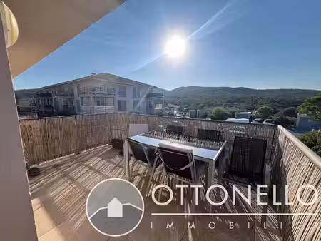 appartement 3 pièces 57 m² avec terrasse  parking et piscine